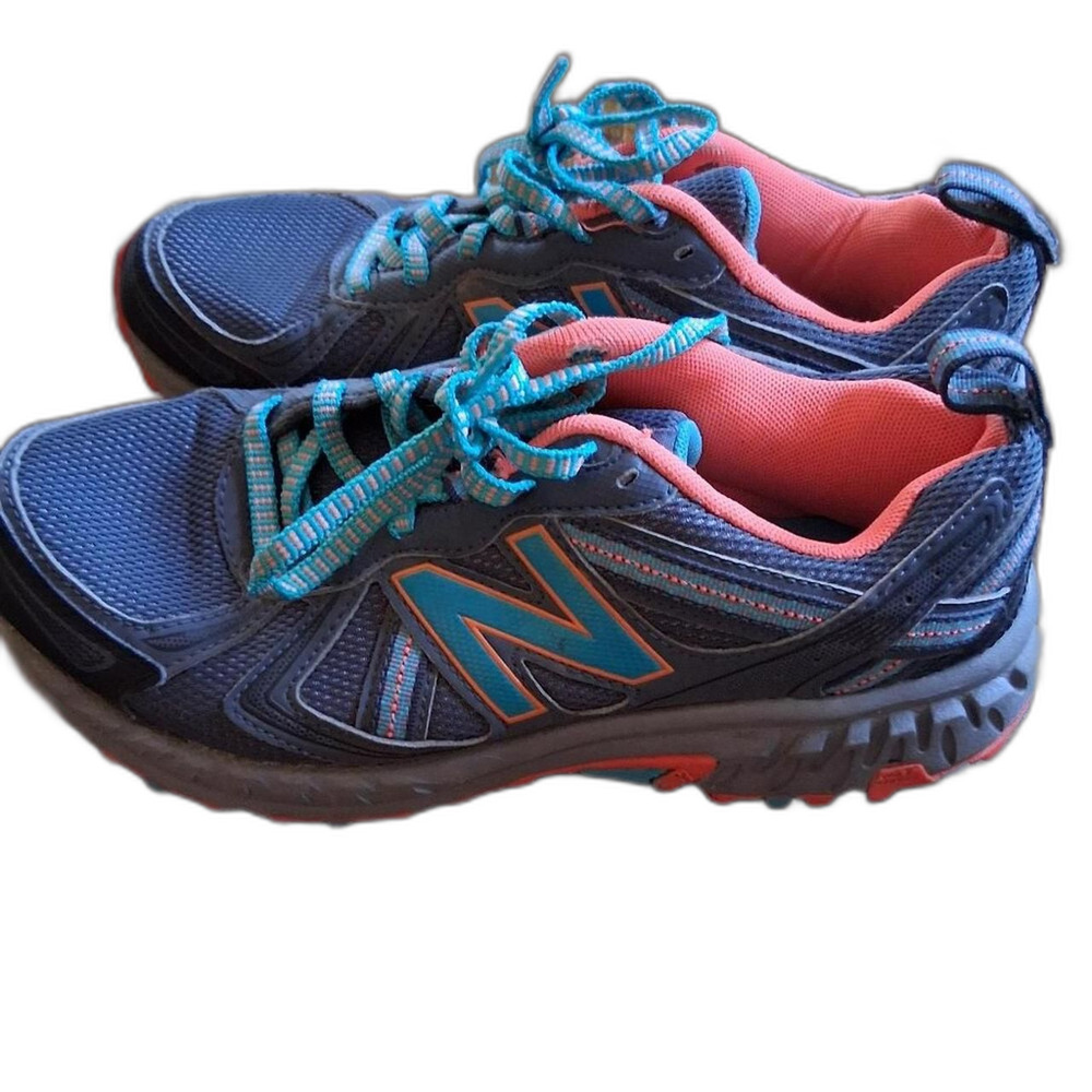 New-balance Women's Grey and Orange Trainers